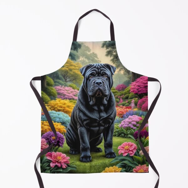 Item preview, Louis Shar Pei Dog Portrait Painting designed and sold by Heart and Soul Studio.