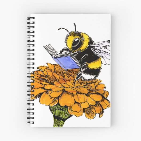 Item preview, Bee On Marigold designed and sold by Scribbles & Doodles by Jinx.