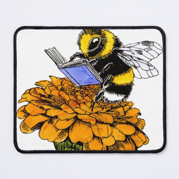 Item preview, Bee On Marigold designed and sold by Scribbles & Doodles by Jinx.