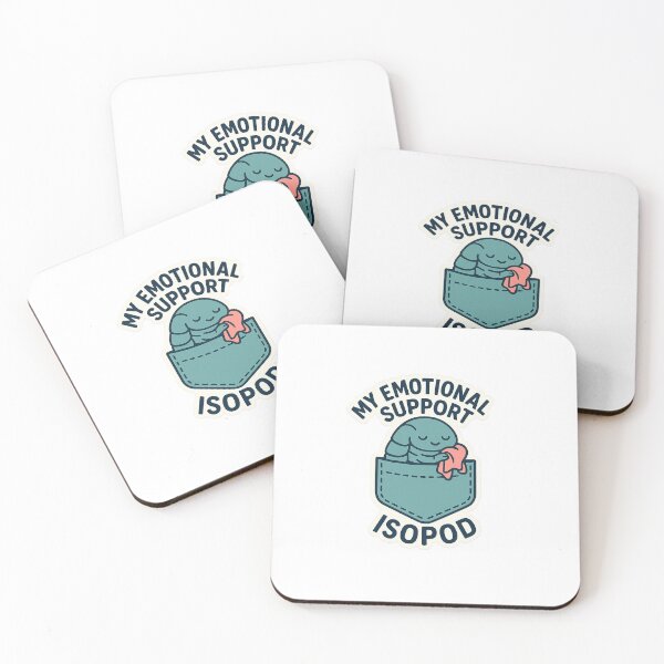 Item preview, My Emotional Support Isopod – Pocket Pet Roly-Poly Sticker & Tee designed and sold by TimKirchgessner.
