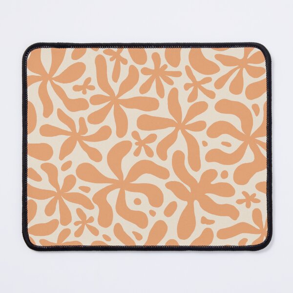 Item preview, Abstract Floral Pattern - Peach & Warm White designed and sold by Millefolia Design .