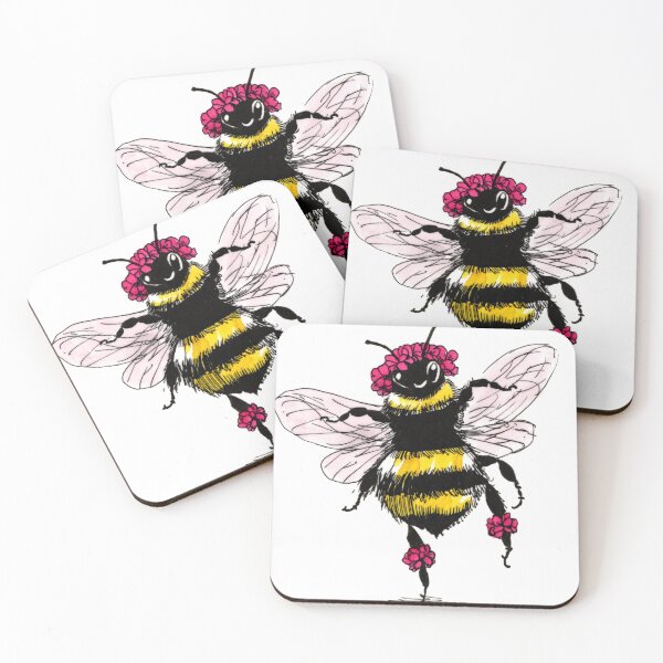 Item preview, Hula Bee designed and sold by Scribbles & Doodles by Jinx.