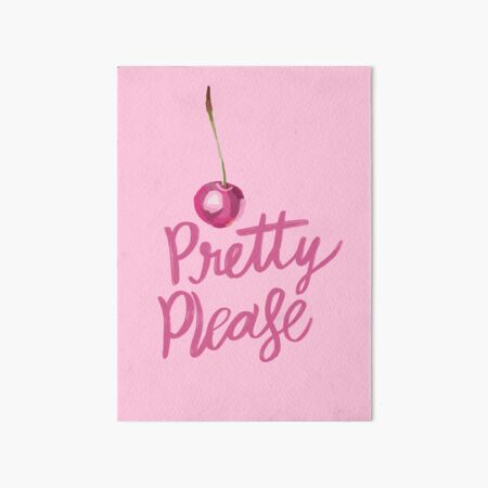 Item preview, Pretty Please Illustration designed and sold by emilybukaty0210.