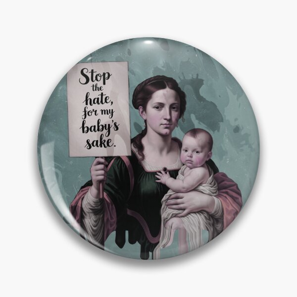 Item preview, Mother with a Message: Stop the Hate designed and sold by Getrealdesigns.