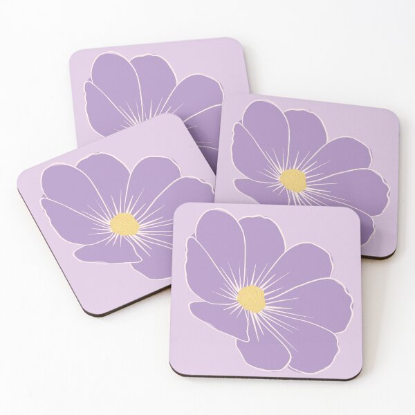 Item preview, Moonbeam Cosmos | Pale Lavender Wildflower Dreams designed and sold by Olitvia.