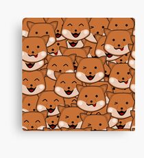 Dog Pattern Canvas Print