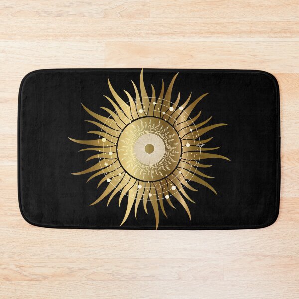 Item preview, Golden Radiant Sun - Celestial Energy Symbol designed and sold by Fadastic.