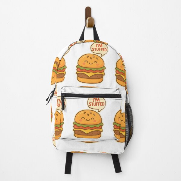 Item preview, I’m Stuffed – Cute Cartoon Cheeseburger Funny Food Quote designed and sold by Sadia  Jannat.