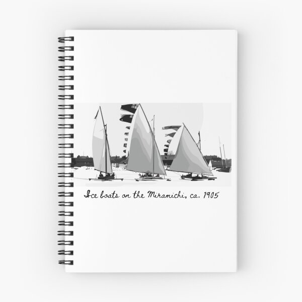 Item preview, Ice boats on the Miramichi, ca. 1905 designed and sold by FMcKibbon.