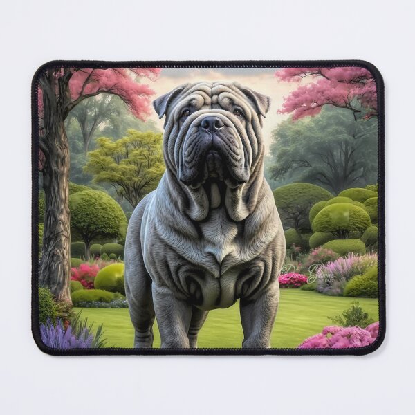 Item preview, Penelope Shar Pei Dog Portrait Painting designed and sold by Heart and Soul Studio.