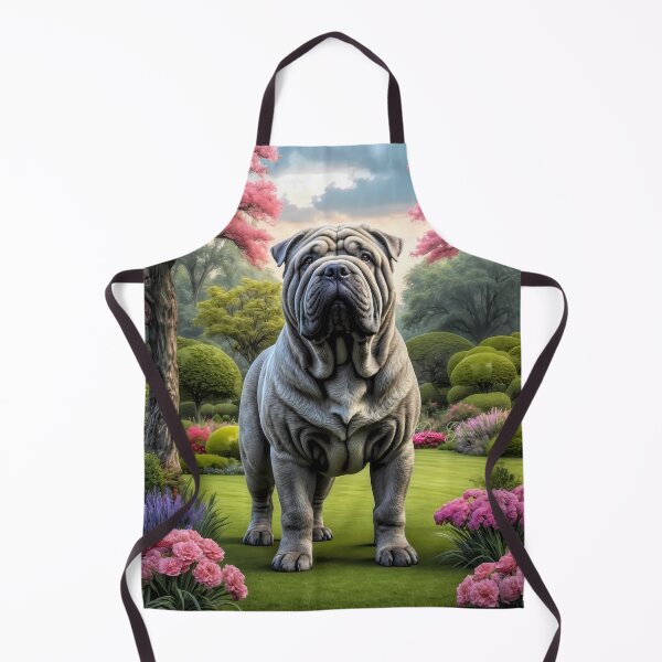 Item preview, Penelope Shar Pei Dog Portrait Painting designed and sold by Heart and Soul Studio.