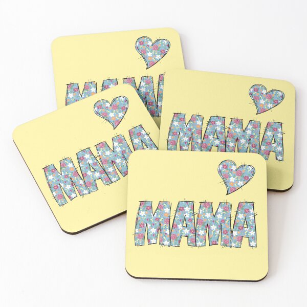Item preview, Mama Patchwork Floral Stitch Pattern with Yellow Background  designed and sold by missmann.