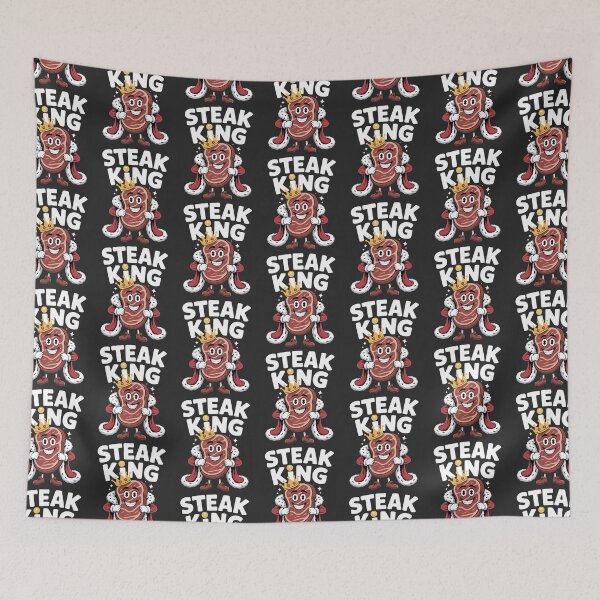 Item preview, Steak King Meat Crown Dad Women Grilling BBQ Meal Steak Love designed and sold by PurpleLoveStore.