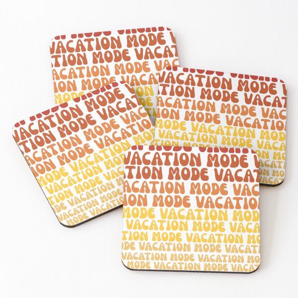 Item preview, Vacation Mode Retro text designed and sold by Slow Shop.