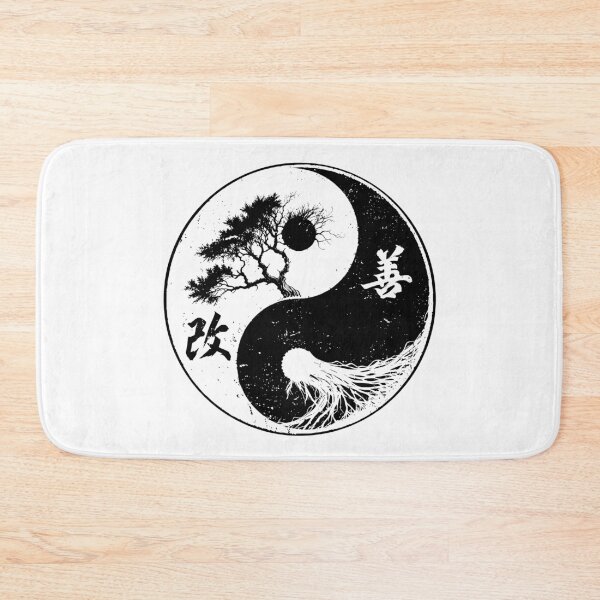 Item preview, Yoga Yin Yang Bonsai Tree Of Life Kaizen Japanese Kanji Zen designed and sold by GrandeDuc.