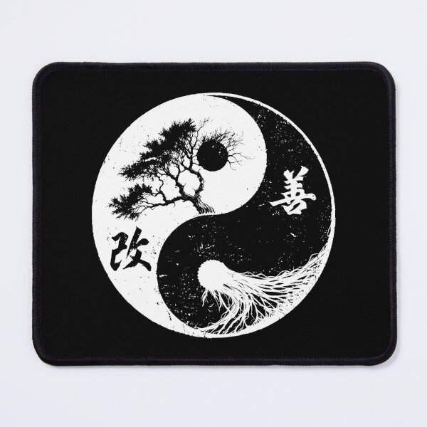 Item preview, Yoga Yin Yang Bonsai Tree Of Life Kaizen Japanese Kanji Zen designed and sold by GrandeDuc.