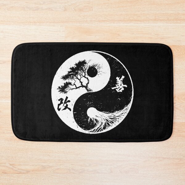 Item preview, Yoga Yin Yang Bonsai Tree Of Life Kaizen Japanese Kanji Zen designed and sold by GrandeDuc.