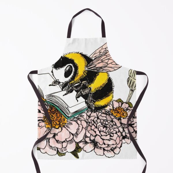 Item preview, Bee on White Flower designed and sold by Scribbles & Doodles by Jinx.