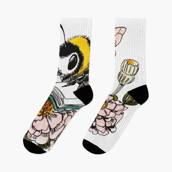 Item preview, Bee on White Flower designed and sold by Scribbles & Doodles by Jinx.