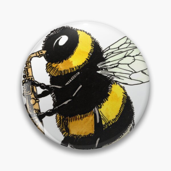 Item preview, Bee on the Sax designed and sold by Scribbles & Doodles by Jinx.