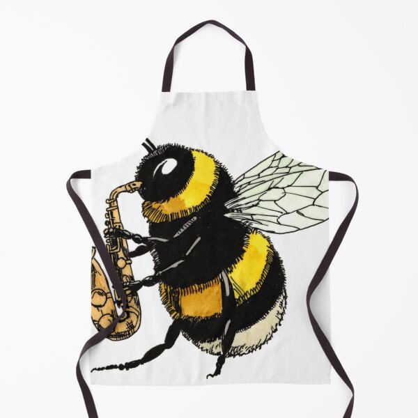 Item preview, Bee on the Sax designed and sold by Scribbles & Doodles by Jinx.