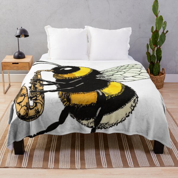 Item preview, Bee on the Sax designed and sold by Scribbles & Doodles by Jinx.