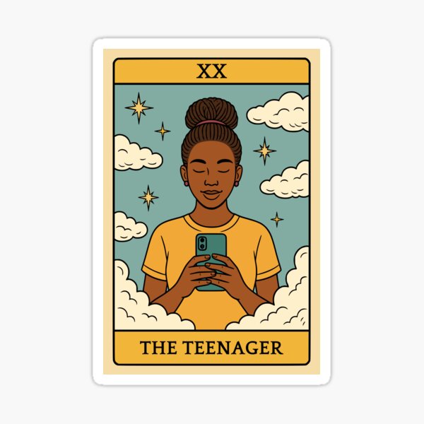 Item preview, Tarot Card - The Teenager I designed and sold by Lemon Pepper.