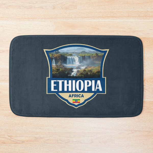 Item preview, Ethiopia Illustration Retro Badge designed and sold by KrisSidDesigns.