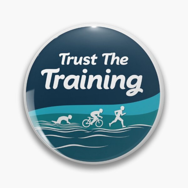 Item preview, Trust the Training – Triathlon Mindset Sticker designed and sold by Triathlongram.