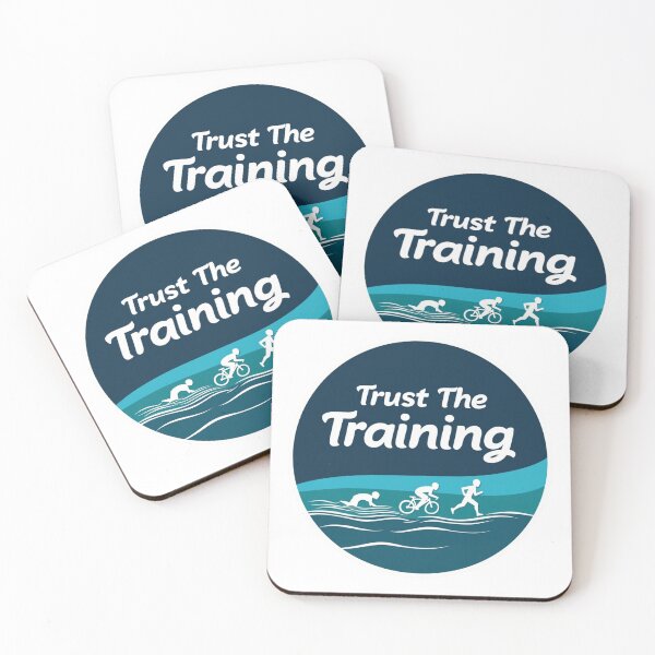 Item preview, Trust the Training – Triathlon Mindset Sticker designed and sold by Triathlongram.