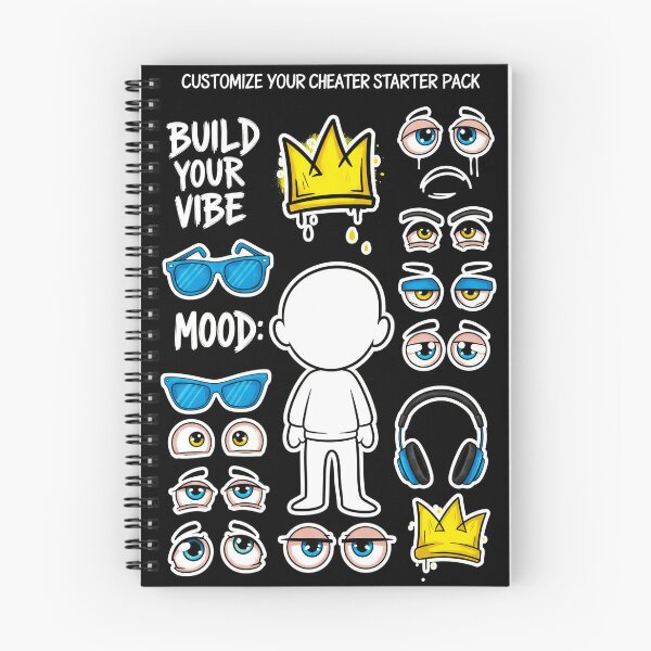 Item preview, Build Your Vibe - Customize Your Own Character & Mood DIY Sticker Sheet designed and sold by j-2k.