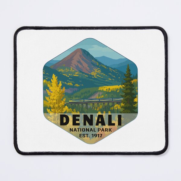 Item preview, Denali National Park Retro Mountain Wilderness Sticker designed and sold by Ismeal Von.