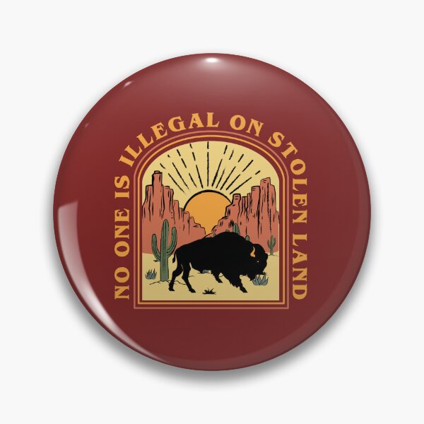 Item preview, No one es illegal on stolen land designed and sold by remerasnerdas.