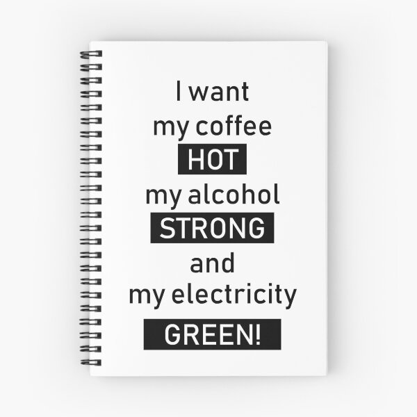 Item preview, I want my electricity GREEN designed and sold by GetItGiftIt.