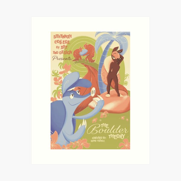 Item preview, The Boulder Theory - Winter Poster designed and sold by BoulderTheory.