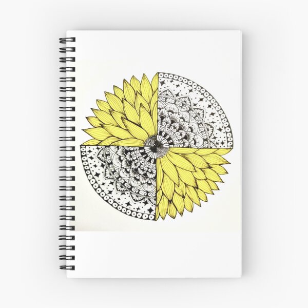 Item preview, beautiful handmade sunflower mandala design designed and sold by NivyasArtistry.