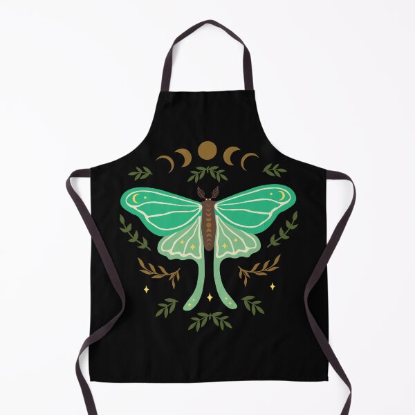Item preview, Mystical Luna Moth Moon Phase Nature Folk Design designed and sold by Parkerzz.