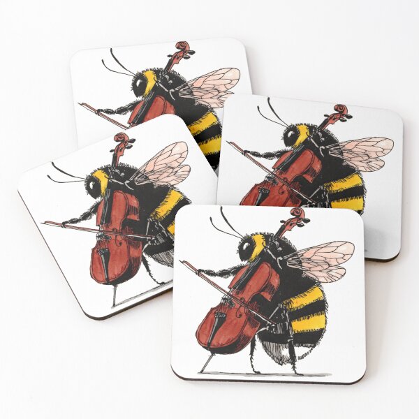 Item preview, Cello Bee Concert designed and sold by Scribbles & Doodles by Jinx.