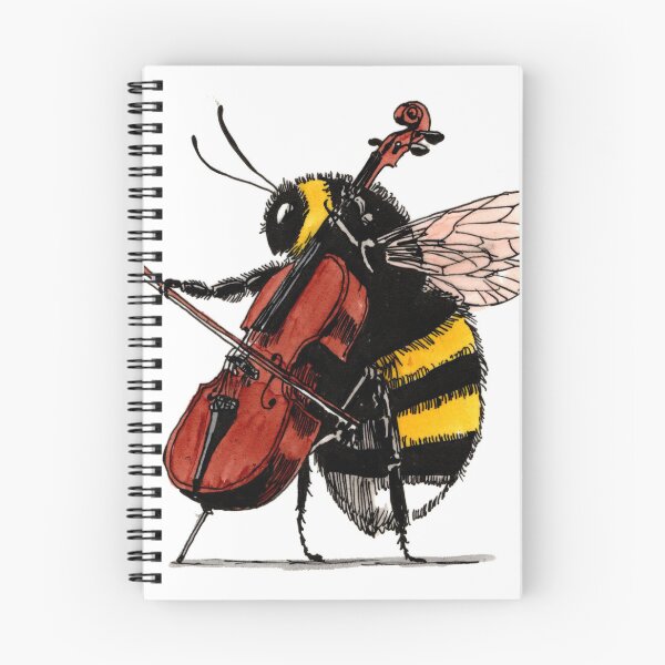 Item preview, Cello Bee Concert designed and sold by Scribbles & Doodles by Jinx.