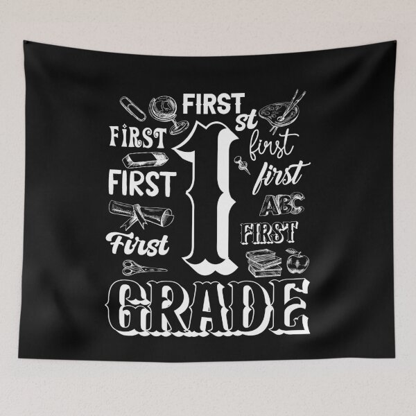 Item preview, Typography First Grade Team Student Teacher designed and sold by SakuraPxl.