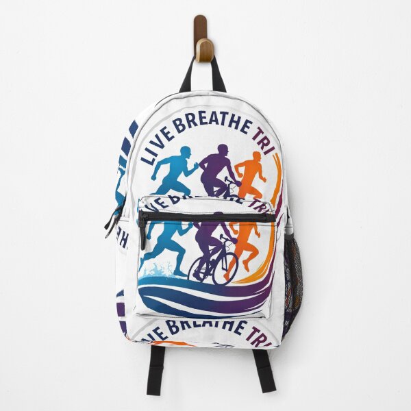 Item preview, Live. Breathe. TRI. – Triathlon Lifestyle Sticker designed and sold by Triathlongram.