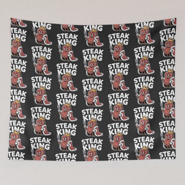 Item preview, Steak King Meat Crown Dad Women Grilling BBQ Meal Steak Love designed and sold by PurpleLoveStore.