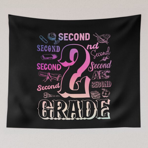 Item preview, Tie Dye Typography Second Grade Team Student Teacher designed and sold by SakuraPxl.