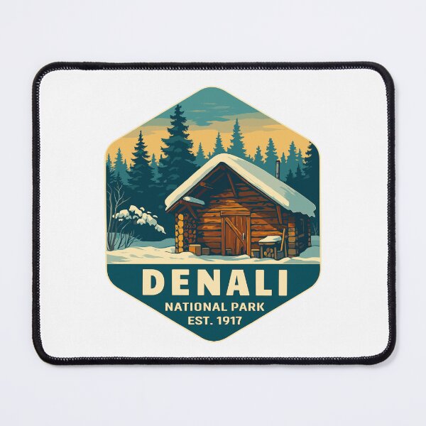 Item preview, Denali National Park Retro Mountain Wilderness Sticker designed and sold by Ismeal Von.