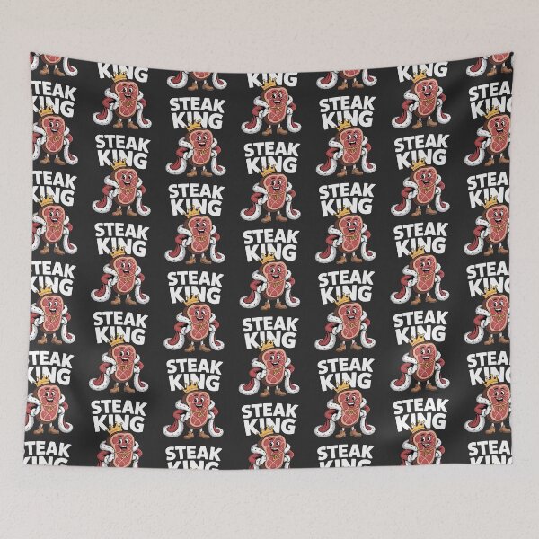 Item preview, Steak King Meat Crown Dad Women Grilling BBQ Meal Steak Love designed and sold by PurpleLoveStore.