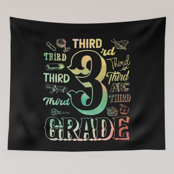 Item preview, Tie Dye Typography Third Grade Team Student Teacher designed and sold by SakuraPxl.
