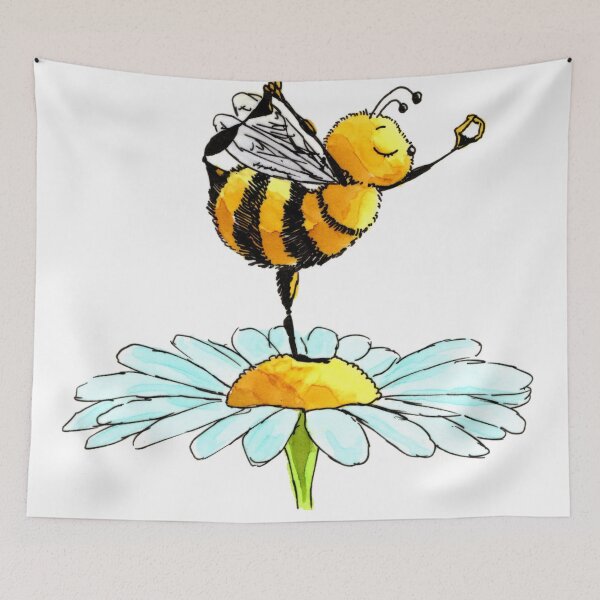 Item preview, Bee the Flower designed and sold by Scribbles & Doodles by Jinx.