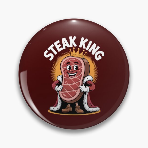 Item preview, Steak King Meat Crown Dad Women Grilling BBQ Meal Steak Love designed and sold by PurpleLoveStore.