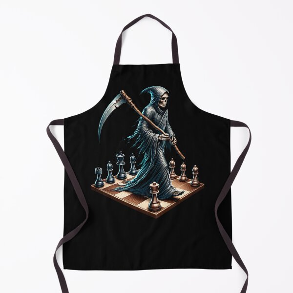 Item preview, The Grim Reaper walks across a chessboard. designed and sold by ReneMM.
