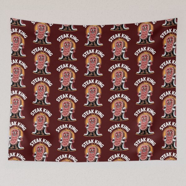 Item preview, Steak King Meat Crown Dad Women Grilling BBQ Meal Steak Love designed and sold by PurpleLoveStore.